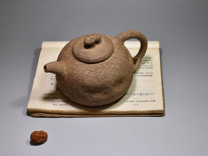 老缶出品 宜兴紫砂壶全手工 原矿老泥灵芝供春原创设计320CC