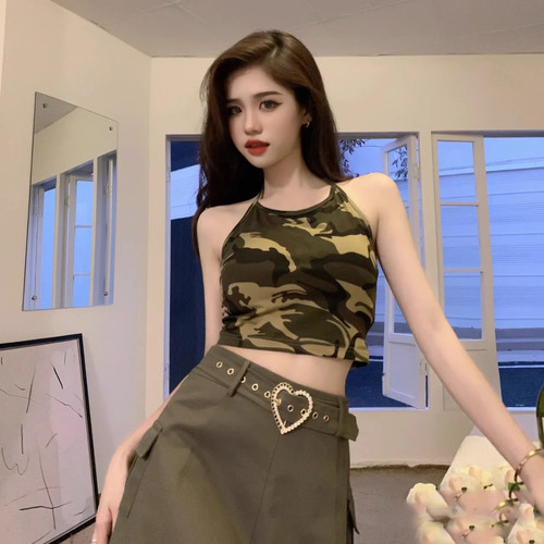吊带辣妹性感修身简约