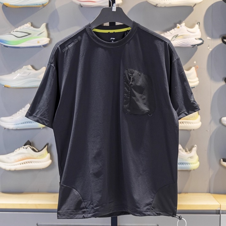 李宁短袖男子速干凉爽短袖T恤