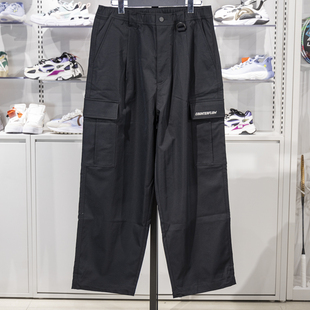 潮流梭织直筒休闲裤 李宁男子CF运动长裤 时尚 新款 AYKT559 2023春季