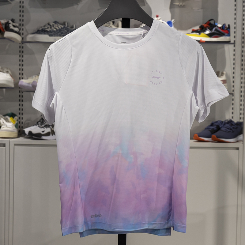 李宁短袖女子速干凉爽短袖T恤