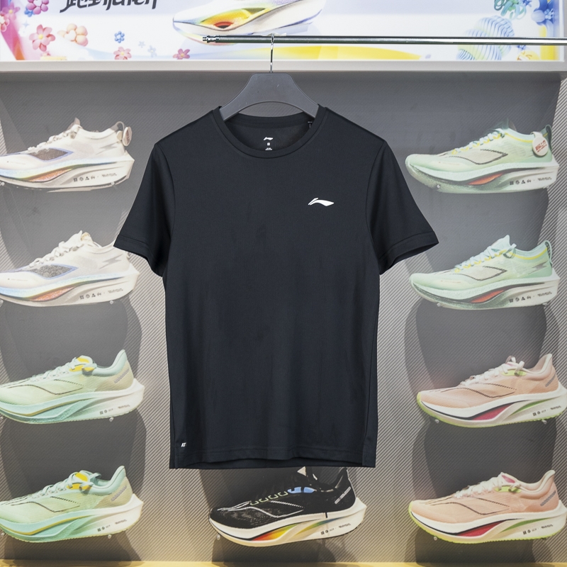 李宁短袖男子舒适透气T恤