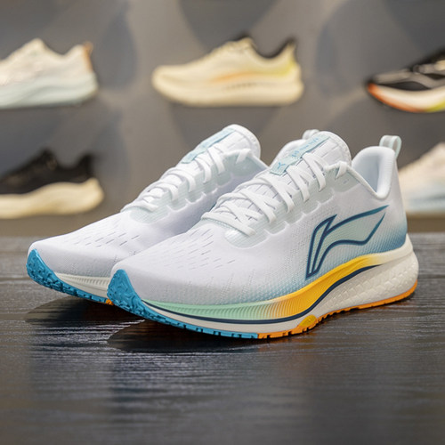 正品李宁赤兔5跑鞋2025秋季透气轻质缓震网面低帮运动鞋ARMS009