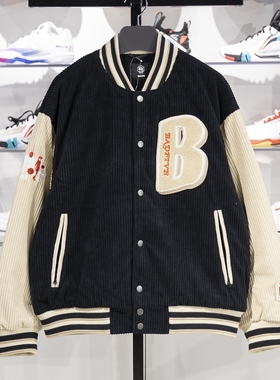 李宁棉服男子2023冬季反伍BADFIVE男子宽松保暖针织外套AFMT015