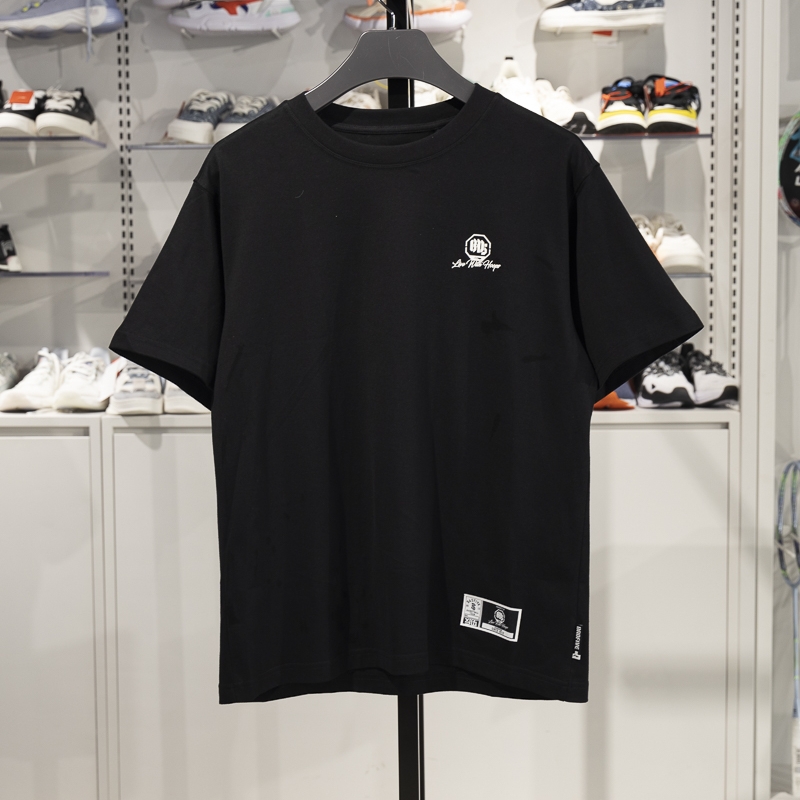 李宁短袖男子宽松短袖文化衫