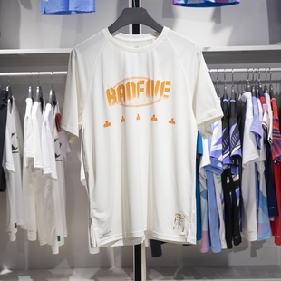 李宁短袖 反伍BADFIVE排湿速干运动上衣ATSU079 T恤男子2024秋季