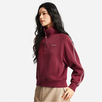 正品李宁卫衣女子2026春季中国文化系列故宫联名套头卫衣AWDW110