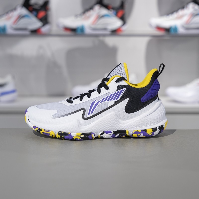 李宁春秋减震回弹篮球鞋