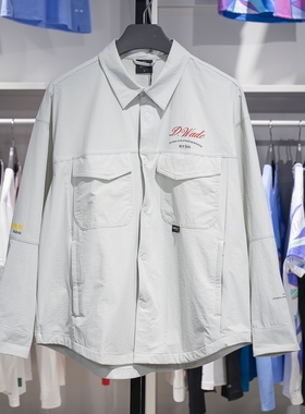 李宁外套2023秋季新款韦德系列男子时尚宽松休闲翻领衬衫AFDT511