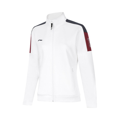 李宁运动生活女子立领开衫卫衣