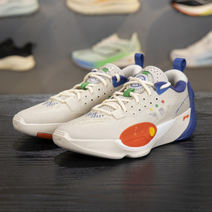 男中大童轻量高回弹运动鞋 2025夏季 YKBV048 李宁儿童篮球鞋 正品