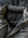SOGATA MIDWEIGHT MOUNTAIN DOWN 260G непромокаемый короткий свободный пуховик из белого утиного пуха