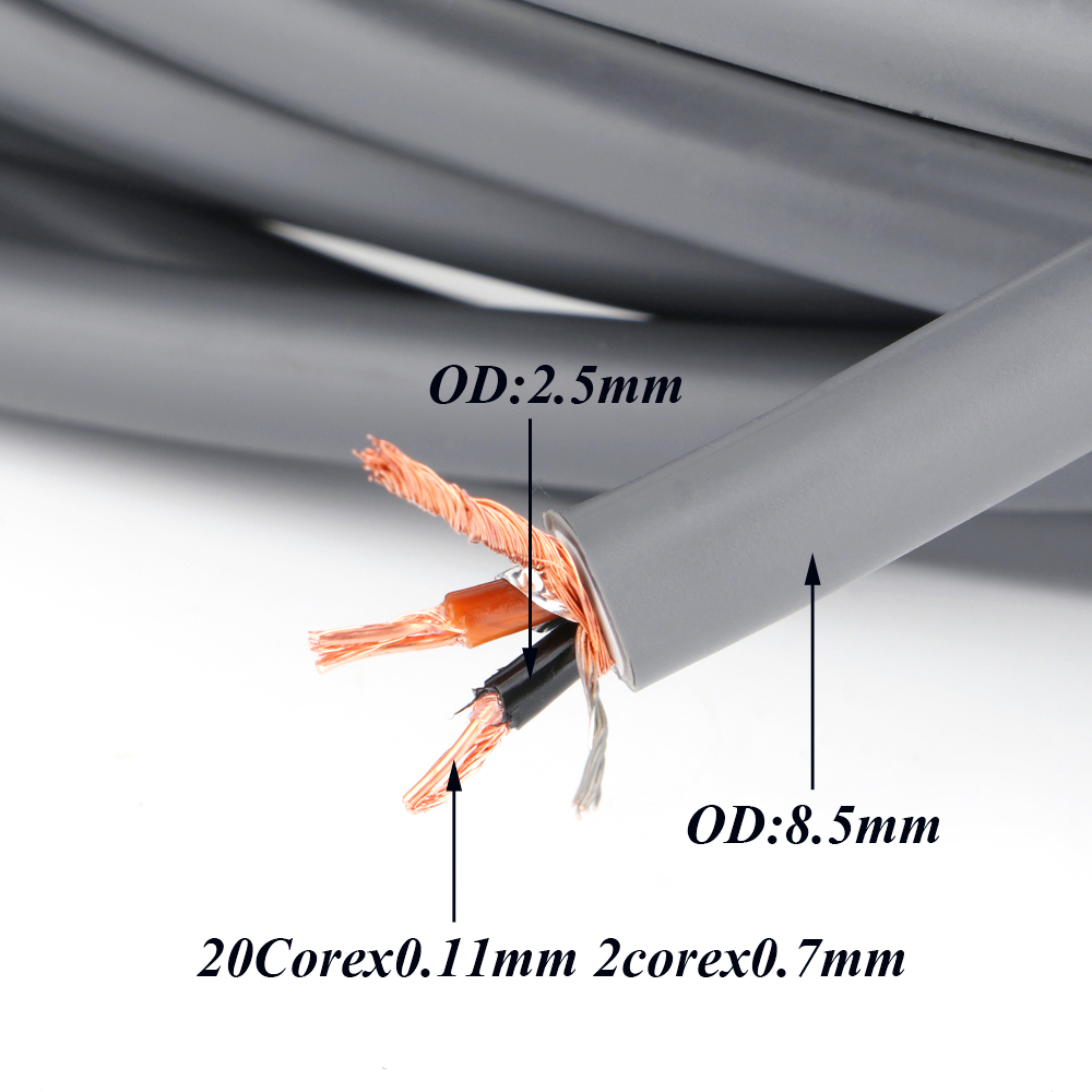 怪兽单晶铜莲花信号线功放音频线