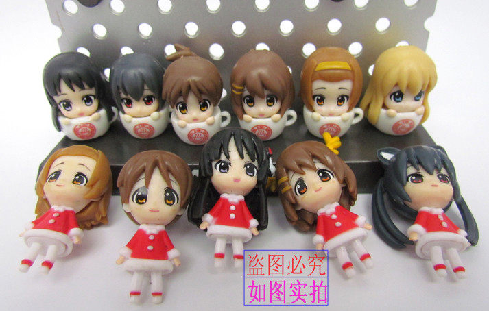 散货 轻音少女k-on剧场版  q版坐杯 圣诞装  挂件 人偶