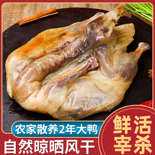 镇江特产咸鸭年货风干鸭手工
