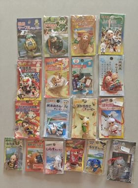 现货日本中古玩具地域限定变装丘比挂件吊坠钥匙链钥匙扣