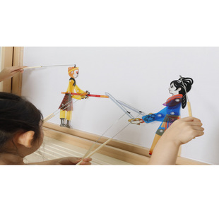 多功能表演台皮影系列孙悟空三打白骨精乌鸦和狐狸东郭先生和狼