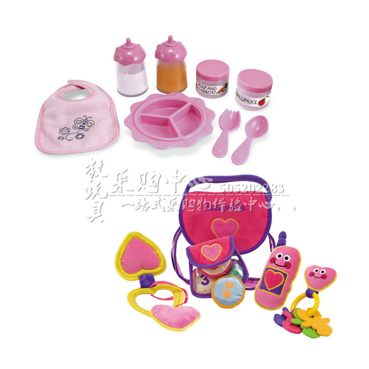 宝宝喂食组幼儿化妆包仿真食物