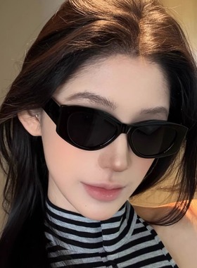 墨镜女高级感猫眼方圆脸显瘦街拍