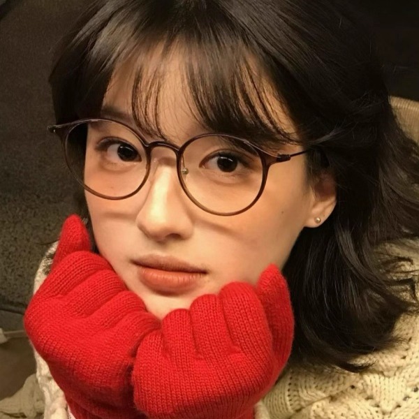 韩版复古圆框茶色超轻TR90眼镜防蓝光可配度数近视平光镜女款甜妹