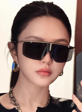 墨镜女潮连体高级感街拍防紫外线