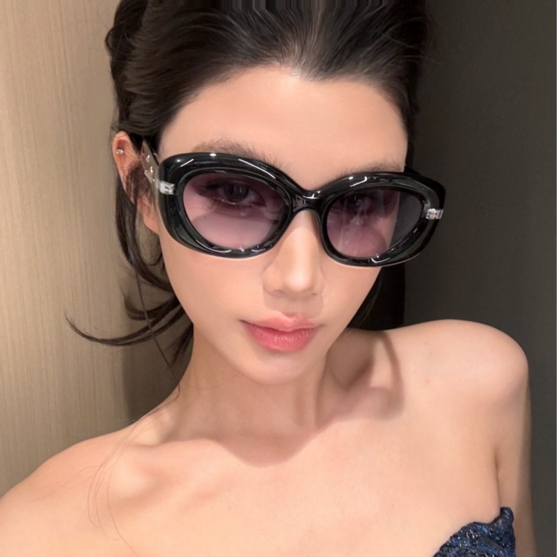 墨镜女潮大框高级感黑色时髦防晒
