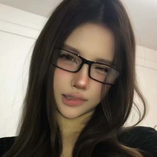 复古美式辣妹小方框黑框素颜眼镜