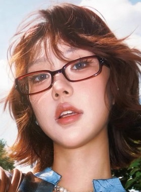 复古小方框红色gm眼镜Y2K欧美辣妹可配度数近视平光镜女潮老钱风