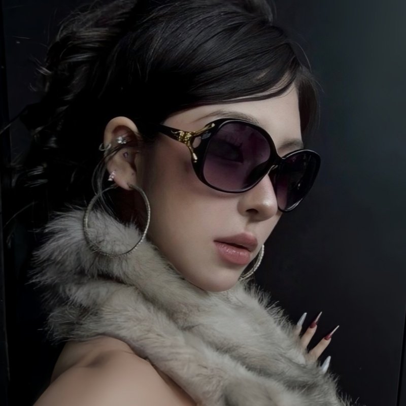 复古Y2K千禧风蛤蟆镜中古款防紫外线偏光太阳镜高级感街拍墨镜女,ZIPPO/瑞士军刀/眼镜,太阳眼镜,淘宝优惠券,粉丝福利购,淘宝优惠卷