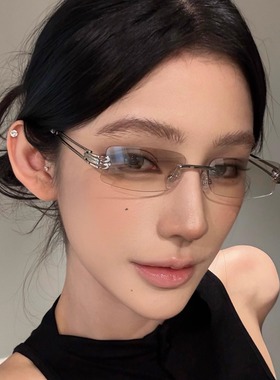 Jennie同款墨镜gm无框水银色女款