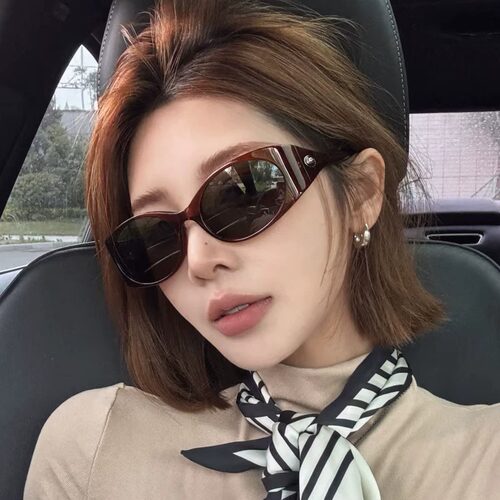欧美大框复古发箍遮阳墨镜方圆脸