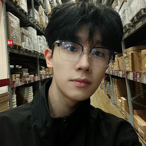 半框眼镜理工男款潮方框斯文败类