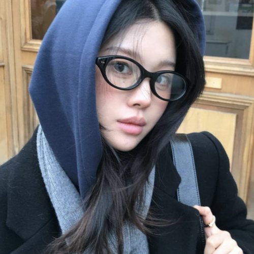 复古粗边黑框素颜椭圆猫眼gm眼镜