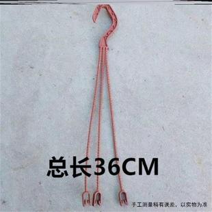 盆栽花架兰花吊绳户外防锈壁挂垂吊盆吊兰园艺绿萝花盆挂钩 悬挂式