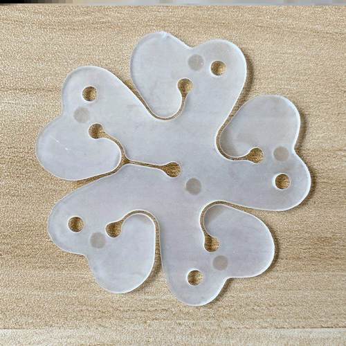 婚庆装扮锁片创意夹装饰品双层装饰大全绑绳造型典礼气球梅花夹