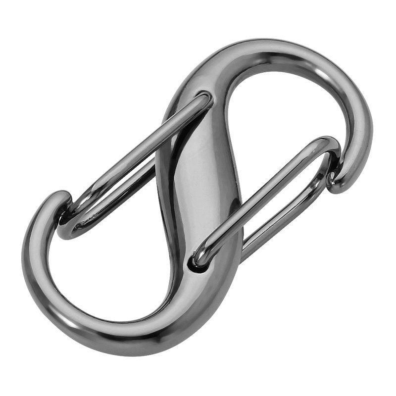 双头扣长短链条s型开口包包小香神器适用于肩带链条包调节扣小号