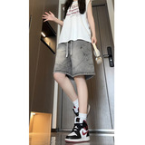 夏季新款美式高街多口袋牛仔短裤女生潮流宽松直筒五分裤2533，男装牛仔裤，电商B203