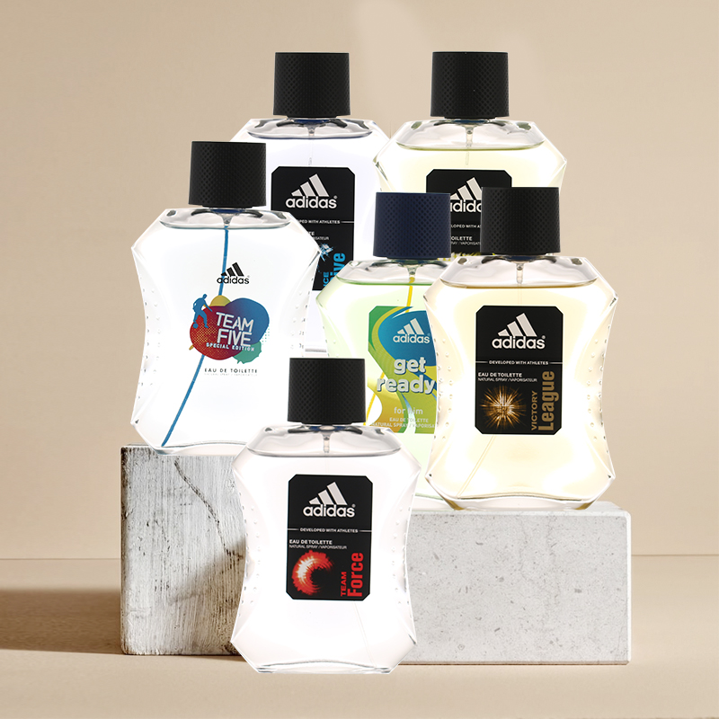西班牙Adidas阿迪达斯预备征服/激情冰点天赋男士运动淡香水100ML