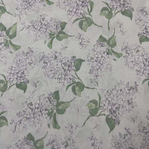 英国liberty国产平替80支府绸紫色丁香花archive lilac印花布料