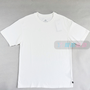 010 100 T恤DB9976 Nike耐克SB男子滑板静面纯棉休闲运动纯色短袖