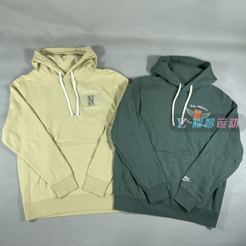 耐克男加绒保暖连帽套头卫衣