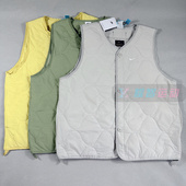 Nike耐克男子运动休闲刺绣宽松保暖夹棉马甲背心DX0891 386 012