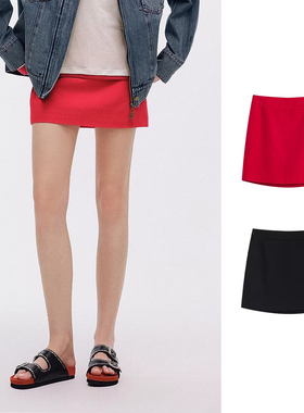 ICE DUST 纯色复古短裙26年春夏26SSSK66——1080