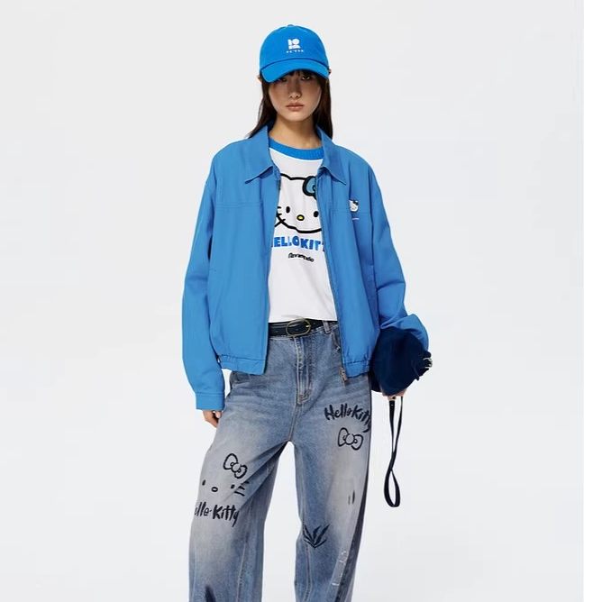 REVAN 复古蓝色休闲短外套26年春RK10105316——1999,个性定制/设计服务/DIY,潮服定制/加工,淘宝优惠券,粉丝福利购,淘宝优惠卷