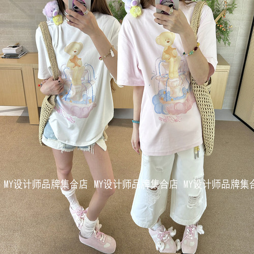 13DE 卡通小熊短袖T恤FR26X2785——1580
