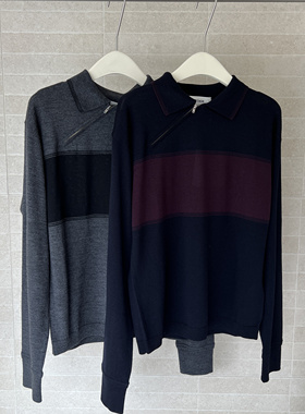 ETHOR 斜拉链POLO衫25年秋冬FRFW25- 060KN/062KN——2380