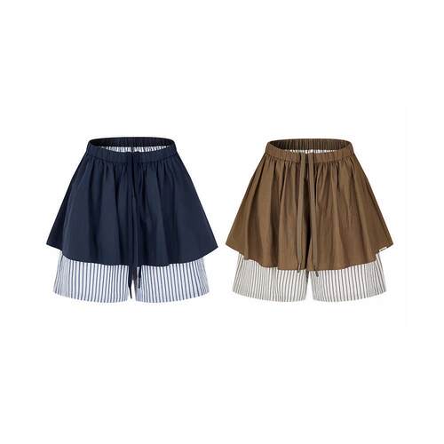 JOURNAL RECORD复古条纹短裤JWIAAK010632——1598