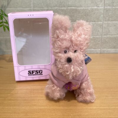SFSG 粉色爱心卫衣小狗包挂件25年秋冬SFG4BAC051PKX00F——169