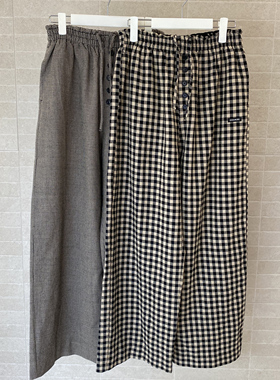 OIIORIRI 宽松格子休闲裤25年秋冬25AWPT018——2280