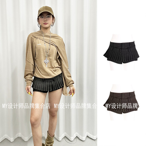 BONBOM复古简约韩式短裤BAT26PANTS21-1/2——5100